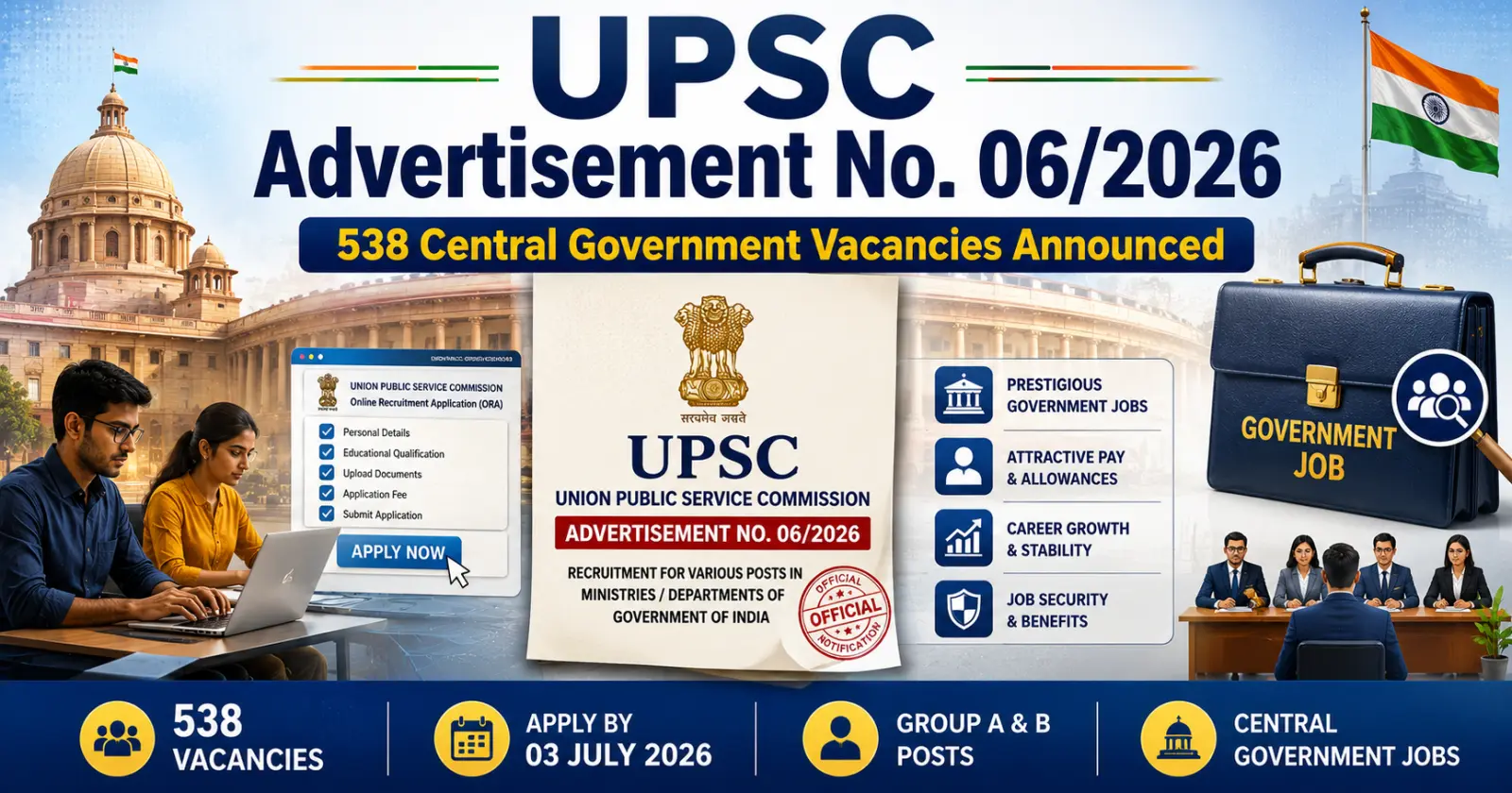 UPSC Advertisement No. 06/2026